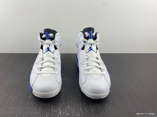 Rep Sport Jordan 6 (2014) Blue Air Retro 384664-107 0723